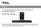 TCL S643W Quick Start Manual