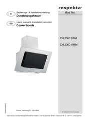 Respekta CH 2060 SBM User's Manual & Installation Instructions
