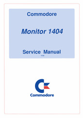 Commodore 1404 Service Manual