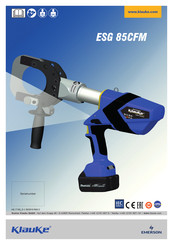 Emerson Klauke ESG 85CFM Manual