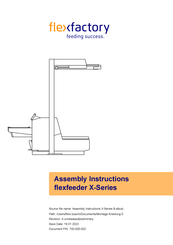 flexfactory flexfeeder X350 Assembly Instructions Manual