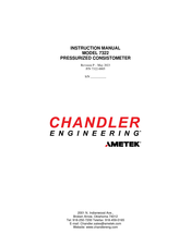 Ametek CHANDLER ENGINEERING 7322 Instruction Manual