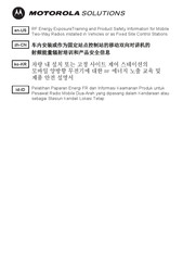 Motorola solutions 6804112J96 Manual