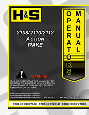 H&S 911AR08001 Operator's Manual