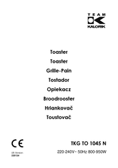 Team Kalorik TKG TO 1045 N Manual