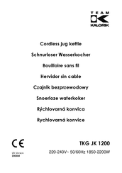 Team Kalorik TKG JK 1200 Manual