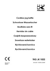 Team Kalorik TKG JK 1022 Manual