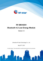 RF-Star RF-BM-ND01 Instruction Manual