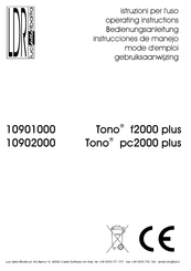 LDR Tono f2000 plus Operating Instructions Manual