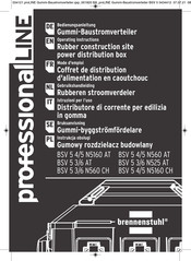 brennenstuhl professional BSV 5 3/6 AT Operating Instructions Manual