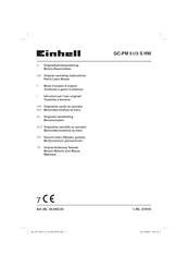 EINHELL GC-PM 51/3 S HW Original Operating Instructions