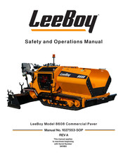 LeeBoy 8608 Manual