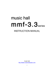 MUSIC HALL MMF-3.3 SE Instruction Manual