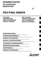 Mitsubishi Electric PEH-P400MYA Operation Manual
