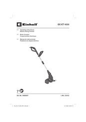 EINHELL GC-ET 4530 Operating Instructions Manual