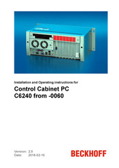 ABB Control Cabinet PC C0060 Installation And Operating Instructions Manual