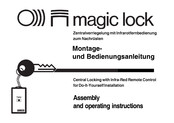 Waeco magic lock Assembly And Operating Instructions Manual