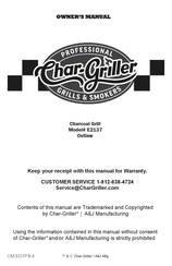 Char-Griller E2137 Owner's Manual