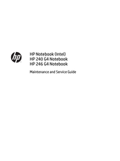 HP 240 G4 Maintenance And Service Manual