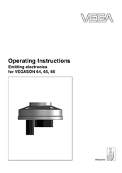 Vega VEGASON 65 Operating Instructions Manual