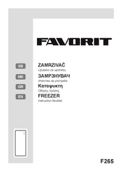 FAVORIT F265 Instruction Booklet
