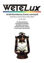 Westfalia Wetelux 86 73 98 Original Instructions Manual