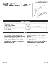 U-Line H-1024 Instruction Manual