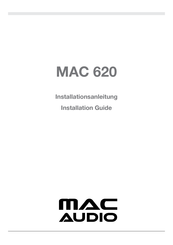 MAC Audio MAC 620 Installation Manual