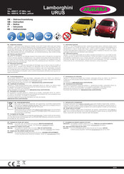 Jamara Lamborghini Urus Instructions