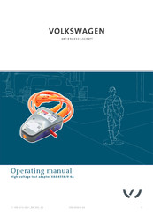 Volkswagen VAS 6558/9-6A Operating Manual