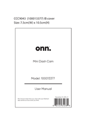 Onn 100013377 User Manual