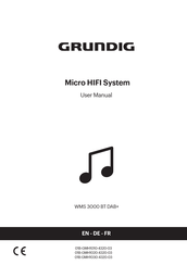 Grundig WMS 3000 BT DAB+ User Manual