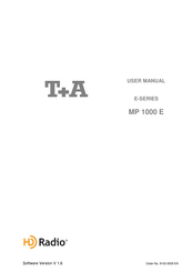 T+A E-Series User Manual