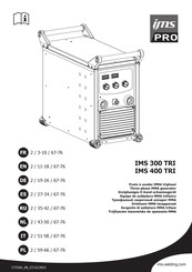 ims PRO IMS 400 TRI Instructions Manual