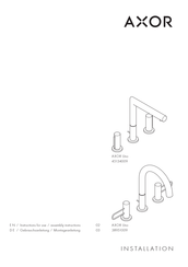 Axor Uno 45134009 Instructions For Use/Assembly Instructions