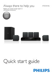 Philips HTD3510G Quick Start Manual