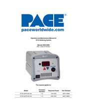 Pace 8007-0600 Operation And Maintenance Manual