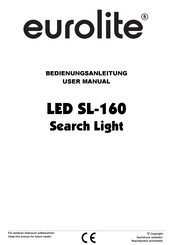 EuroLite LED SL-160 User Manual