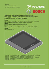 Bosch Intuvia 100 Translation Of Original Operating Instructions