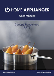Home appliances RPT9 User Manual