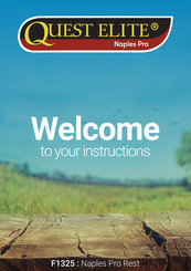 QUEST ELITE Naples Pro Rest F1325 Instructions Manual