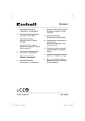 EINHELL CE-JS 8/1 Original Operating Instructions