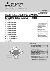 Mitsubishi Electric PLFY-P50VBM-ER2.UK Technical & Service Manual