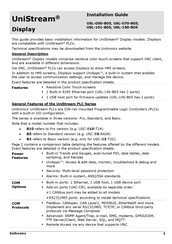 Unitronics UniStream USL-050-B05 Installation Manual