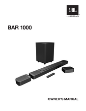 Harman JBL BAR 1000 Owner's Manual