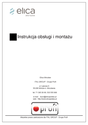 ELICA BOXIN LX/IX/A/60 Instruction On Mounting And Use Manual