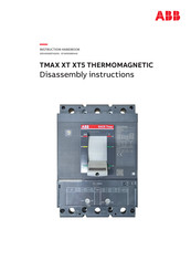 ABB Sace Tmax XT XT5 THERMOMAGNETIC Disassembly Instructions Manual