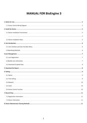 OUZIM BioEngine 3 Manual