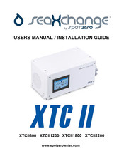 spotzero Sea Xchange XTCII2200 User Manual And Installation Manual