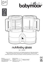 babymoov nutribaby glass Instructions For Use Manual